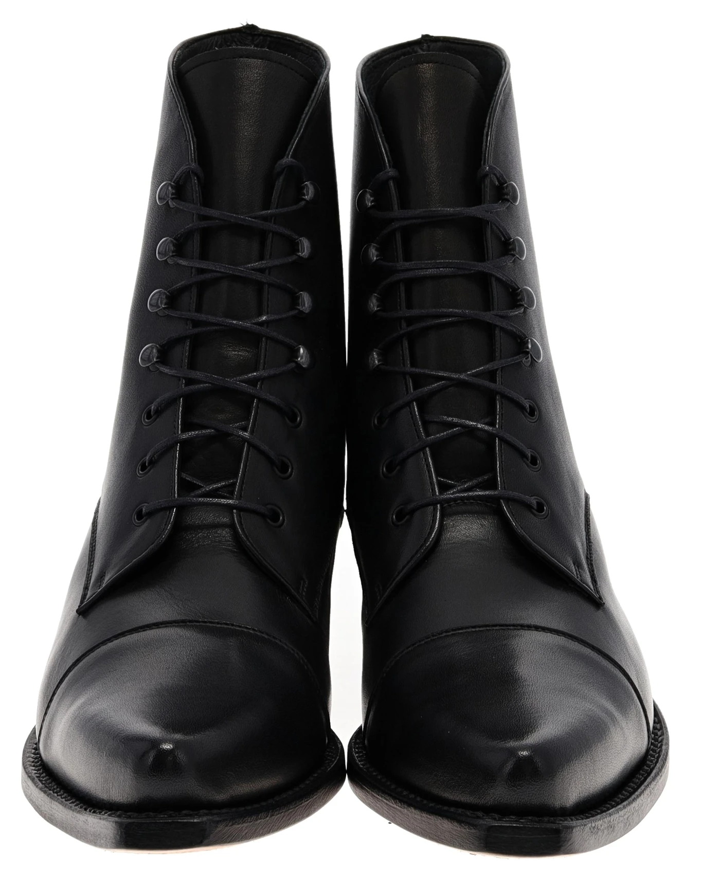 TERESA Damen Schwarz Schnürstiefelette 3 TERESA Damen Schwarz Schnürstiefelette – Bild 3