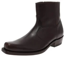 ALVARO Herren Braun Westernstiefelette