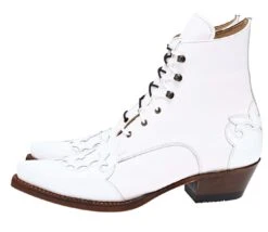 CARMEN Damen Weiß Westernstiefelette 15 CARMEN Damen Weiß Westernstiefelette -Verkaufsgeschäft Bootspire 336066 7