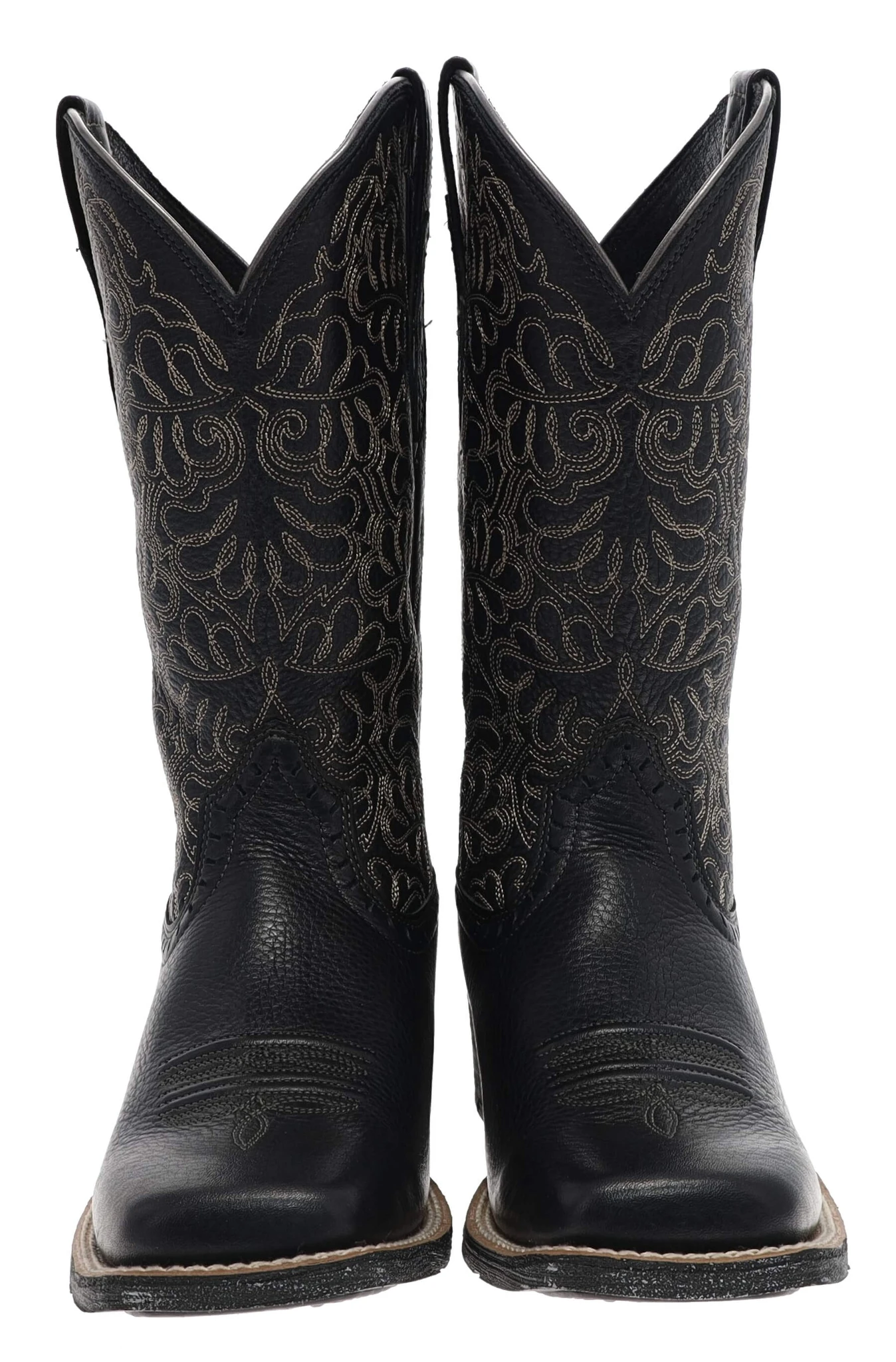 Ariat ROUND UP REMUDA Damen Schwarz Westernreitstiefel 3 Ariat ROUND UP REMUDA Damen Schwarz Westernreitstiefel – Bild 3