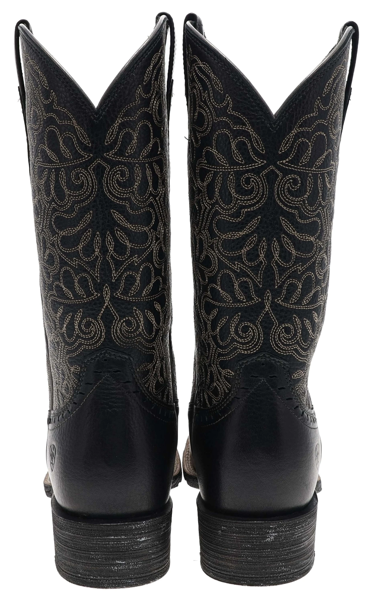 Ariat ROUND UP REMUDA Damen Schwarz Westernreitstiefel 4 Ariat ROUND UP REMUDA Damen Schwarz Westernreitstiefel – Bild 4