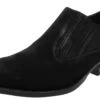 RICO Suede Schwarz Westernschuh