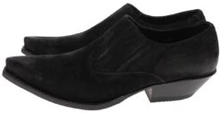 RICO Suede Schwarz Westernschuh -Verkaufsgeschäft Bootspire 339909 7