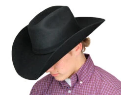 MAVERICK 1 Cowboyhut Schwarz -Verkaufsgeschäft Bootspire Mav 1 BK 2